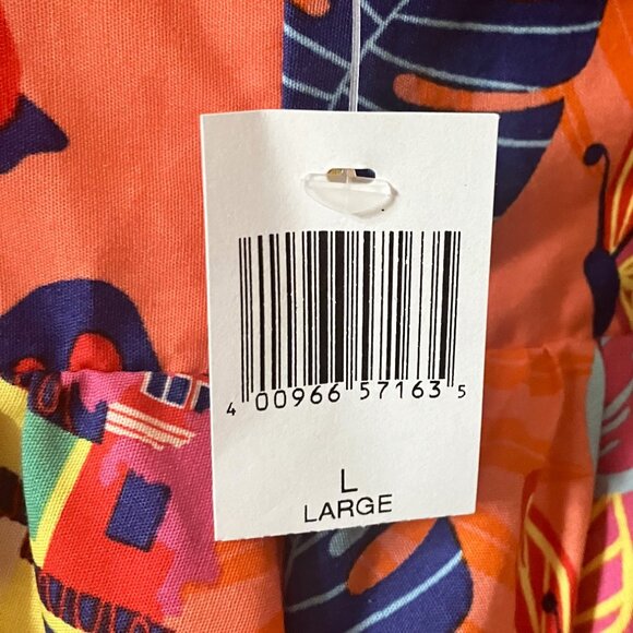 NEW Disney Parks Encanto Dress Womens Orange Yellow Midi Empire Waist NWT Sz L - Picture 13 of 13